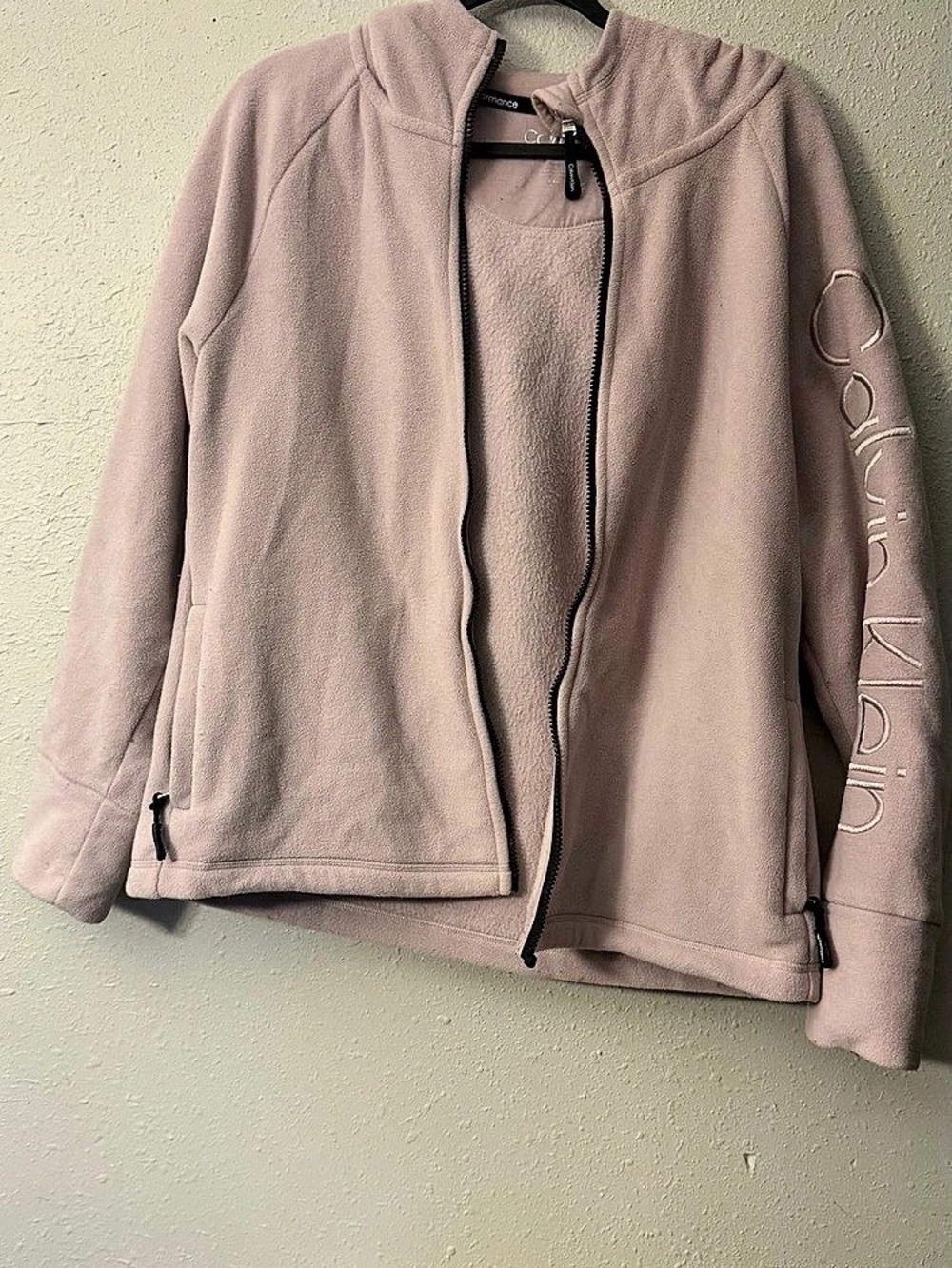 Calvin Klein Performance fleece jacket Fleece Jacket in Pink Size